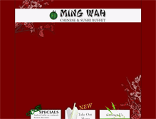 Tablet Screenshot of mingwahchinesebuffet.com